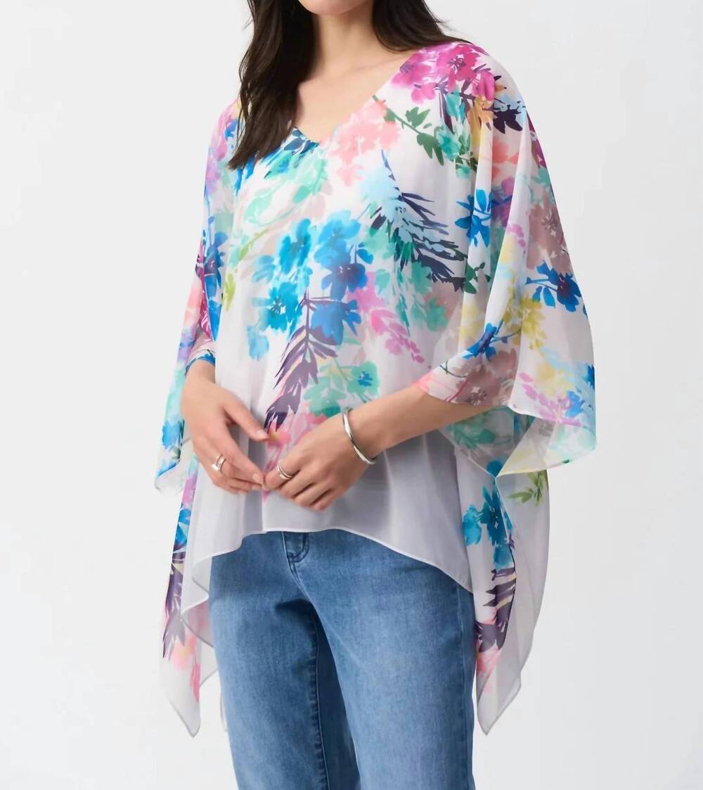 NEW JOSEPH RIBKOFF floral bohemian kimono top